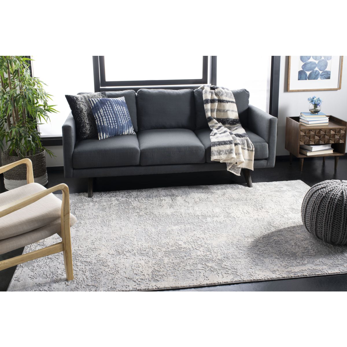 Safavieh Invista 434 Rug, INV434 - Grey / Cream