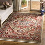 Lauren Ralph Lauren Quentin Rug, LRL1298 - RED / BEIGE