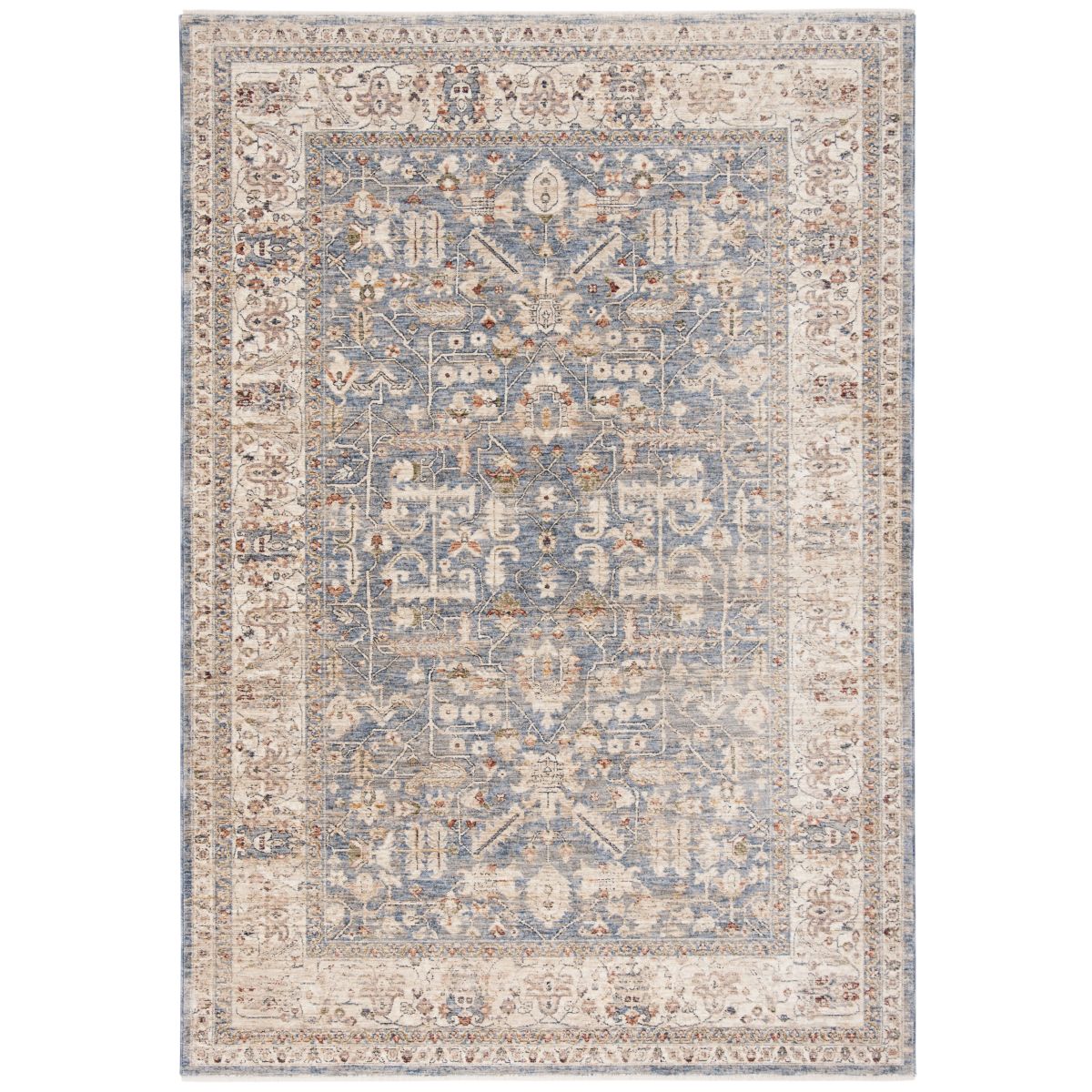 Lauren Ralph Lauren Sidney Rug, LRL1350 - LIGHT BLUE / IVORY