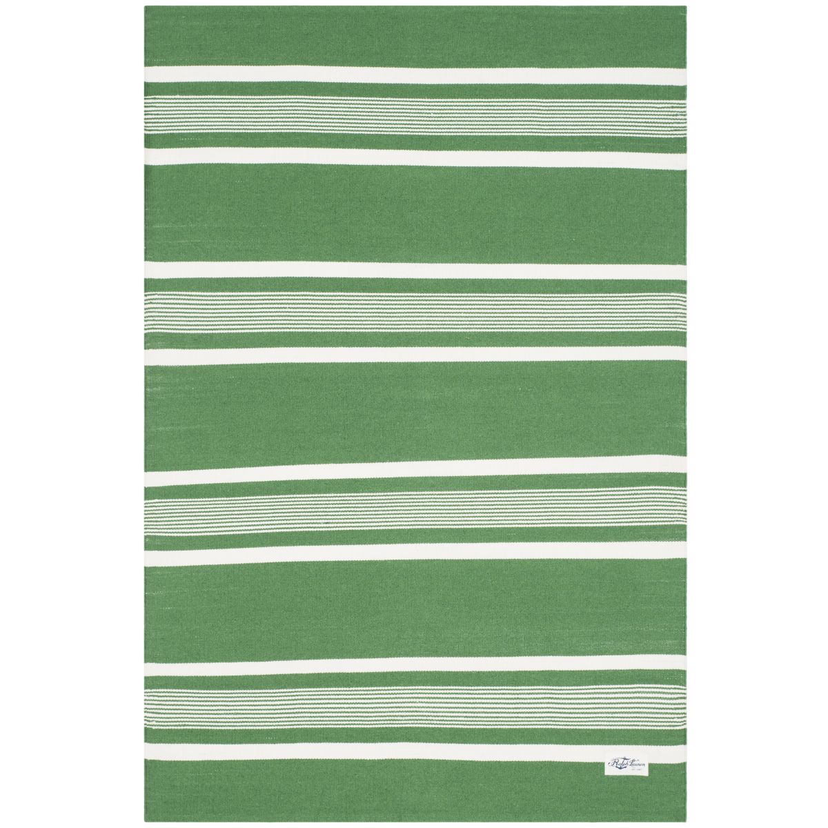 Lauren Ralph Lauren Hanover Stripe Rug, LRL2461 - GREEN