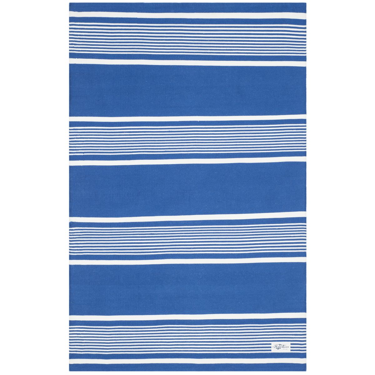 Lauren Ralph Lauren Hanover Stripe Rug, LRL2461 - BLUE