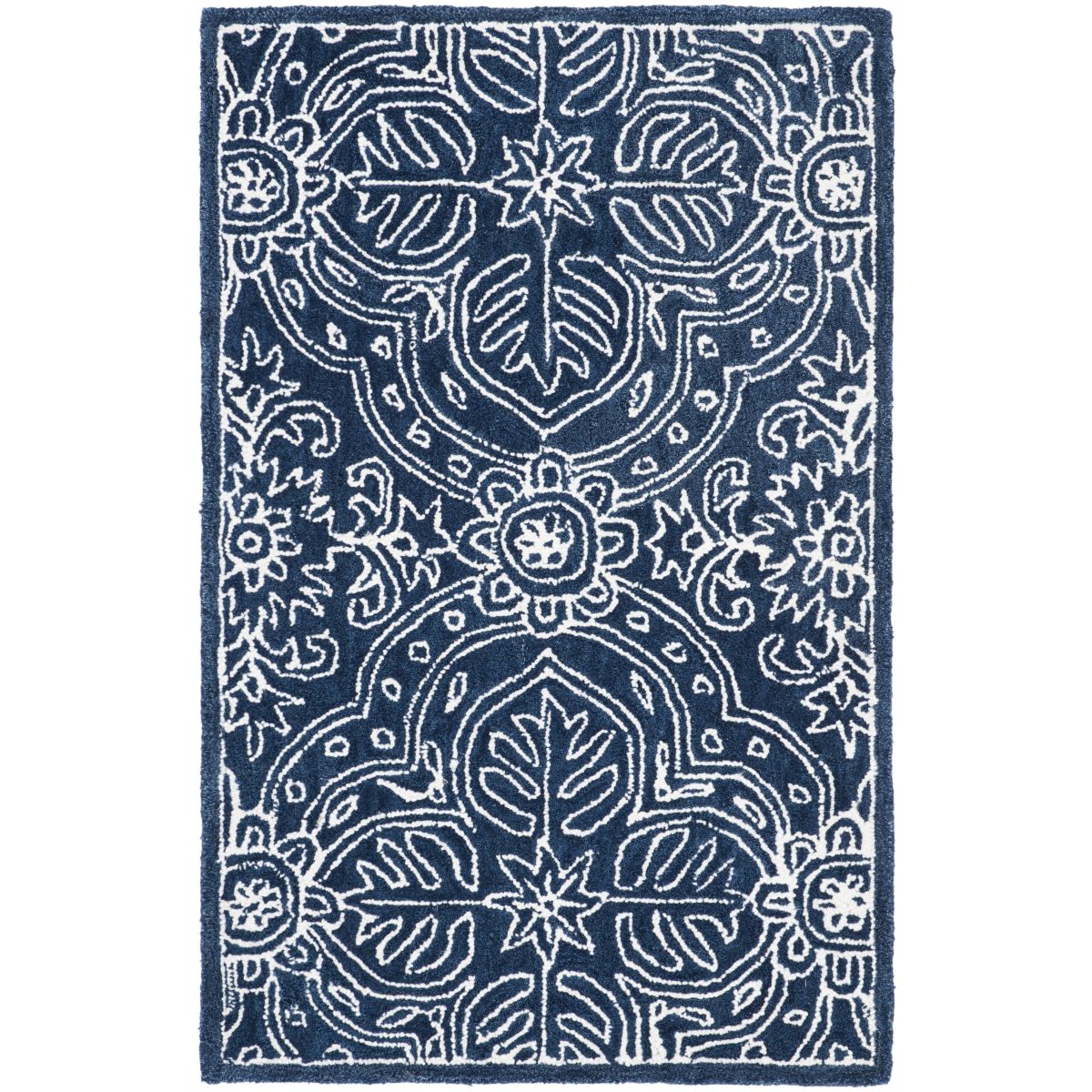 Lauren Ralph Lauren Eleanora Rug, LRL6503 - NAVY / IVORY