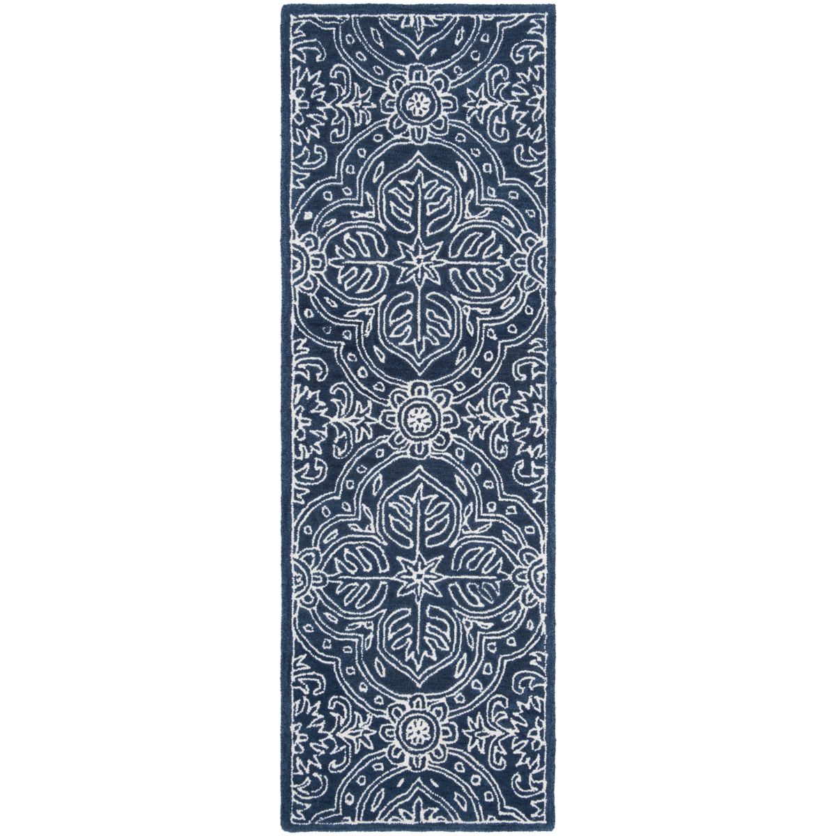 Lauren Ralph Lauren Eleanora Rug, LRL6503 - NAVY / IVORY