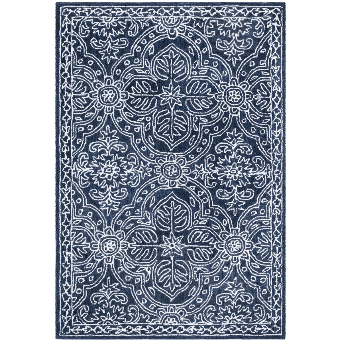 Lauren Ralph Lauren Eleanora Rug, LRL6503 - NAVY / IVORY