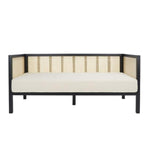 Safavieh Dune Rattan 3 Seater Sofa , LVS1500 - Black/Natural