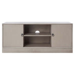 Safavieh Aliyah 2Dr 1 Shelf Media Stand , MED5710 - Greige