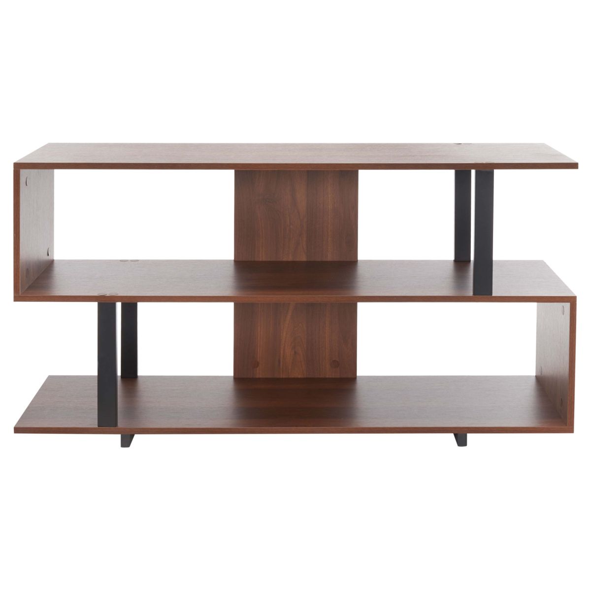 Safavieh Jarrett Small Media Stand , MED9301 - Walnut / Black