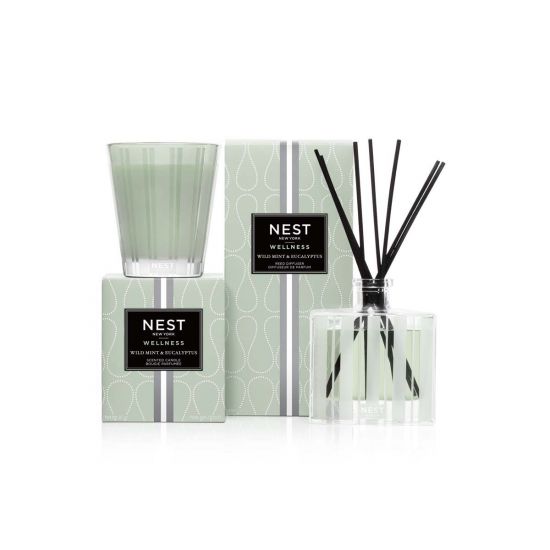 Wild Mint & Eucalpytus 3-Wick  21.2 oz Candle by Nest New York