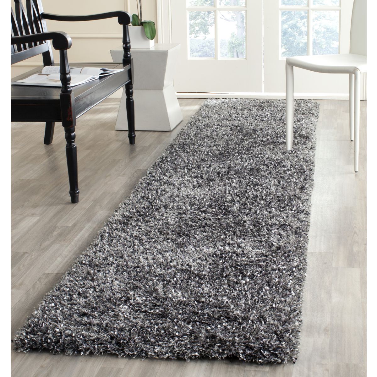 Safavieh Malibu Shag 431 Rug, MLS431 - Charcoal