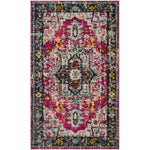 Safavieh Monaco 253 Rug, MNC253 - FUCHSIA / GREY