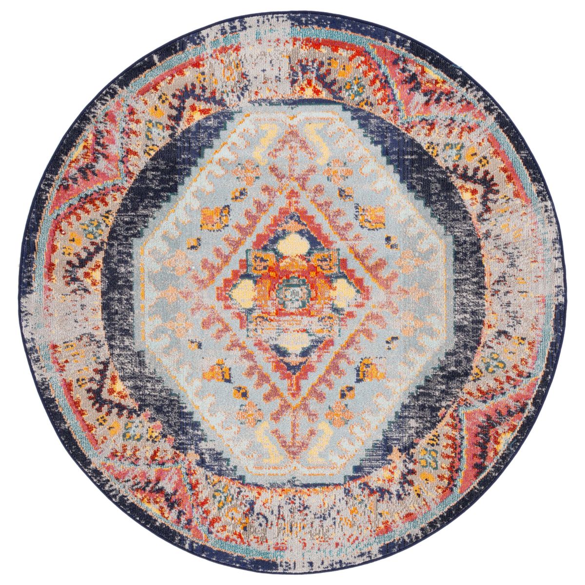 Safavieh Monaco 278 Rug, MNC278 - RUST / MULTI