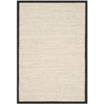 Safavieh Natural Fiber 43A Rug, NF143A - Marble / Black