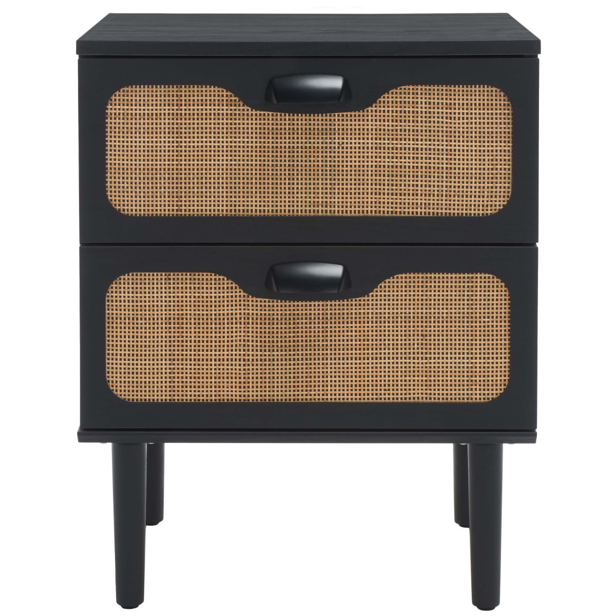 Safavieh Irelia 2 Drawer Nightstand , NST9602 - Black