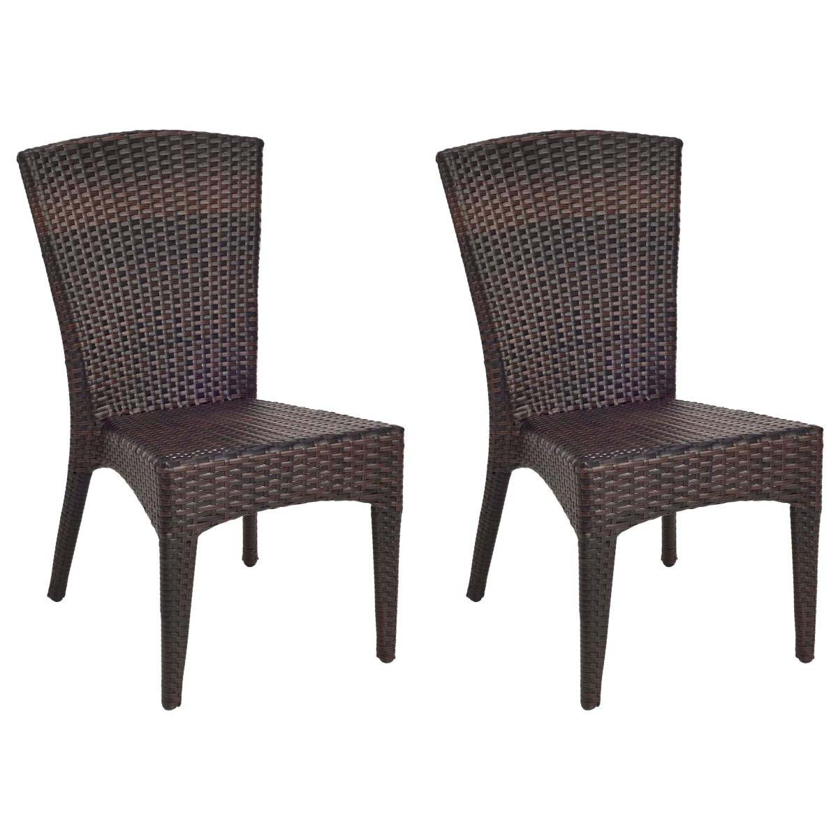 Safavieh New Castle Wicker Side Chair (Set Of 2)