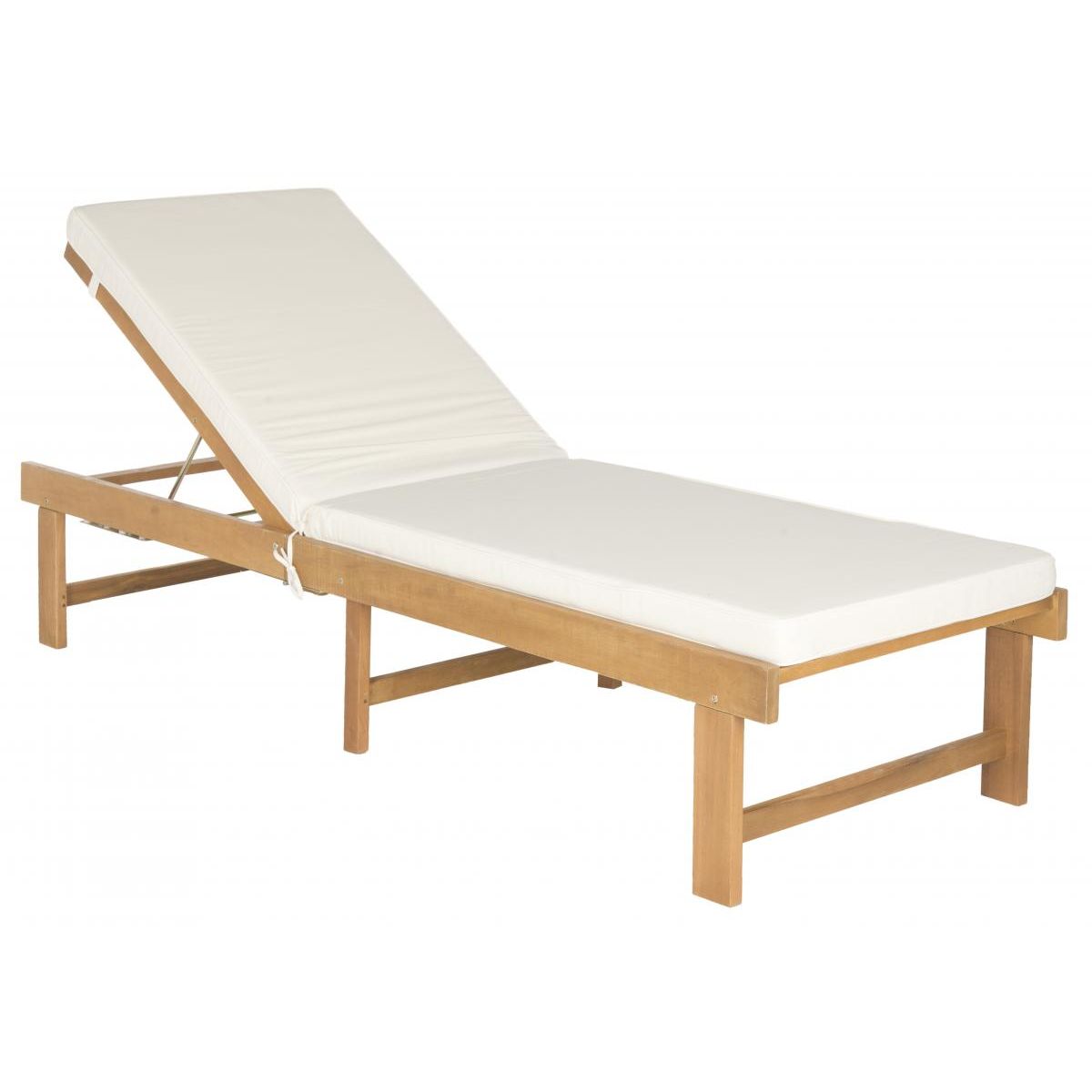 Safavieh Inglewood Chaise Lounge Chair , PAT6723 - Natural/Beige