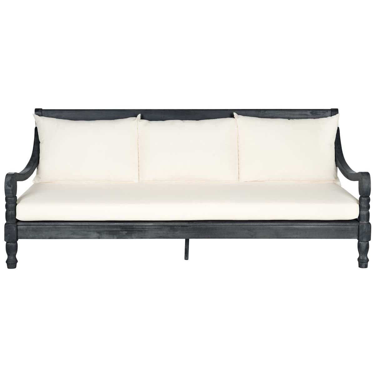 Safavieh Pasadena Day Bed , PAT6724 - Dark Slate Grey / Beige