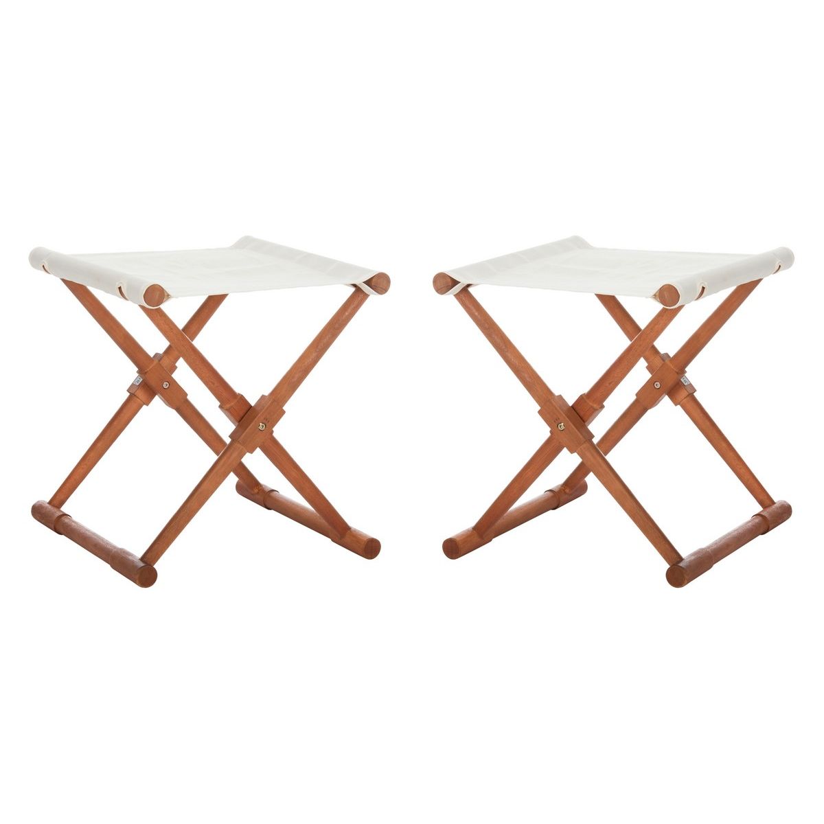 Safavieh Breanne Stool , PAT7053 - Beige/Natural (Set of 2)