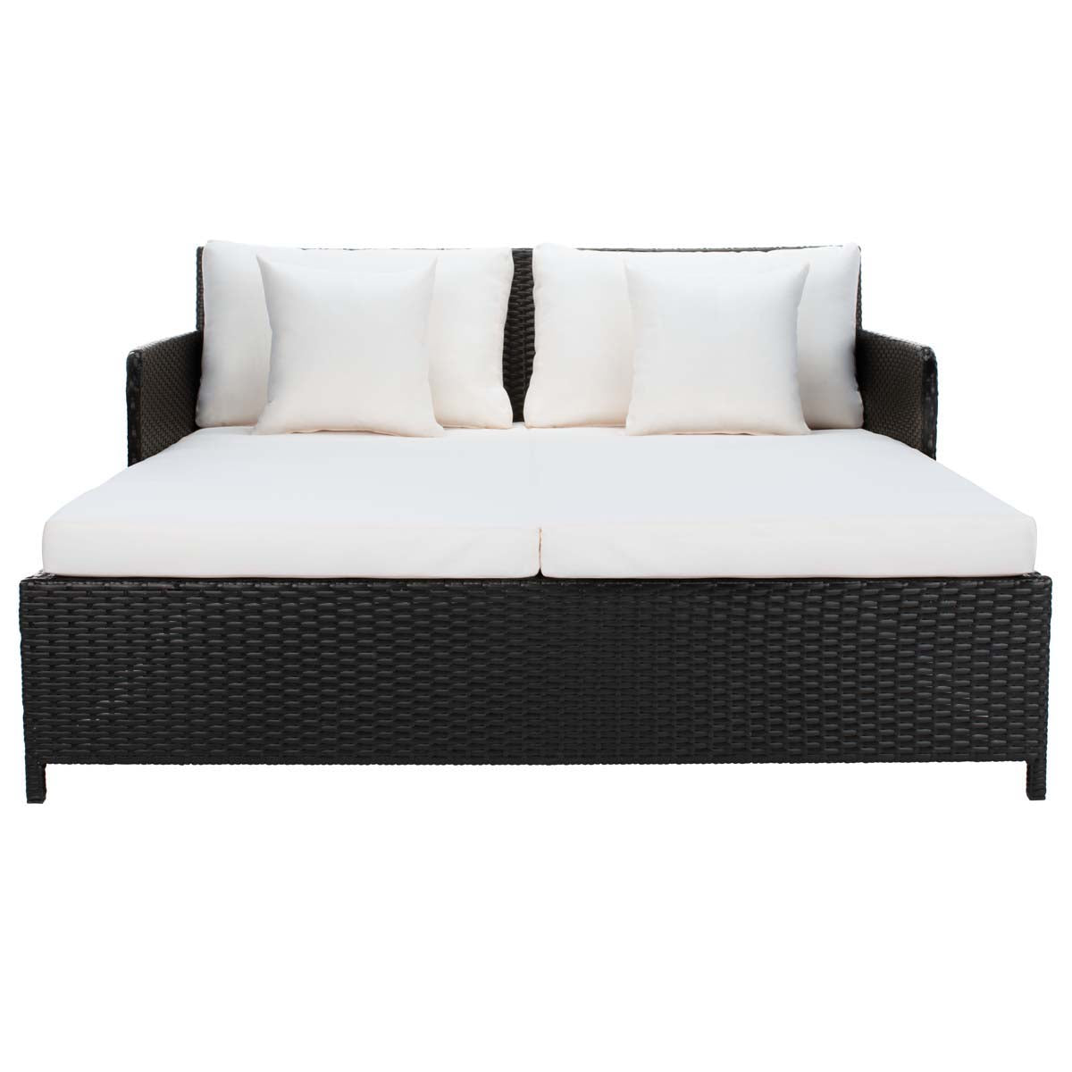 Safavieh Cadeo Daybed , PAT7500 - Black/White Cushion