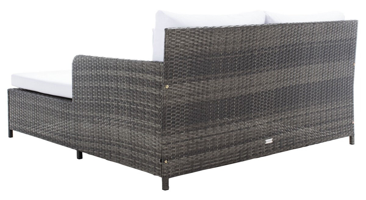 Safavieh Cadeo Daybed , PAT7500 - Grey Brown / White