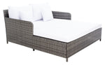 Safavieh Cadeo Daybed , PAT7500 - Grey Brown / White