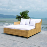 Safavieh Cadeo Daybed , PAT7500 - Natural / White