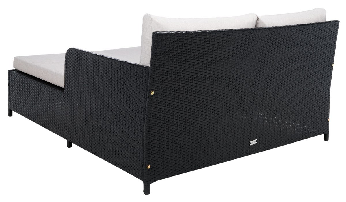 Safavieh Cadeo Daybed , PAT7500 - Black / Light Grey