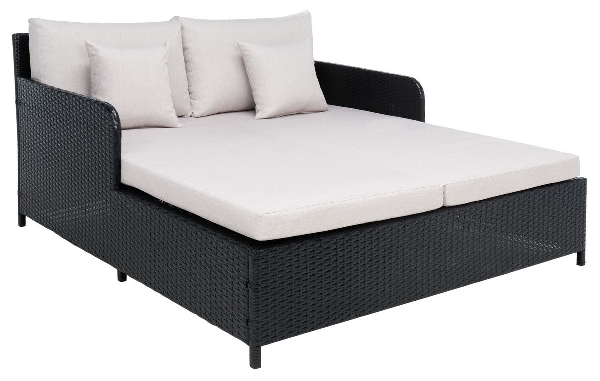 Safavieh Cadeo Daybed , PAT7500 - Black / Light Grey