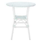 Safavieh California Bistro Table , PAT7536 - Baby Blue / White