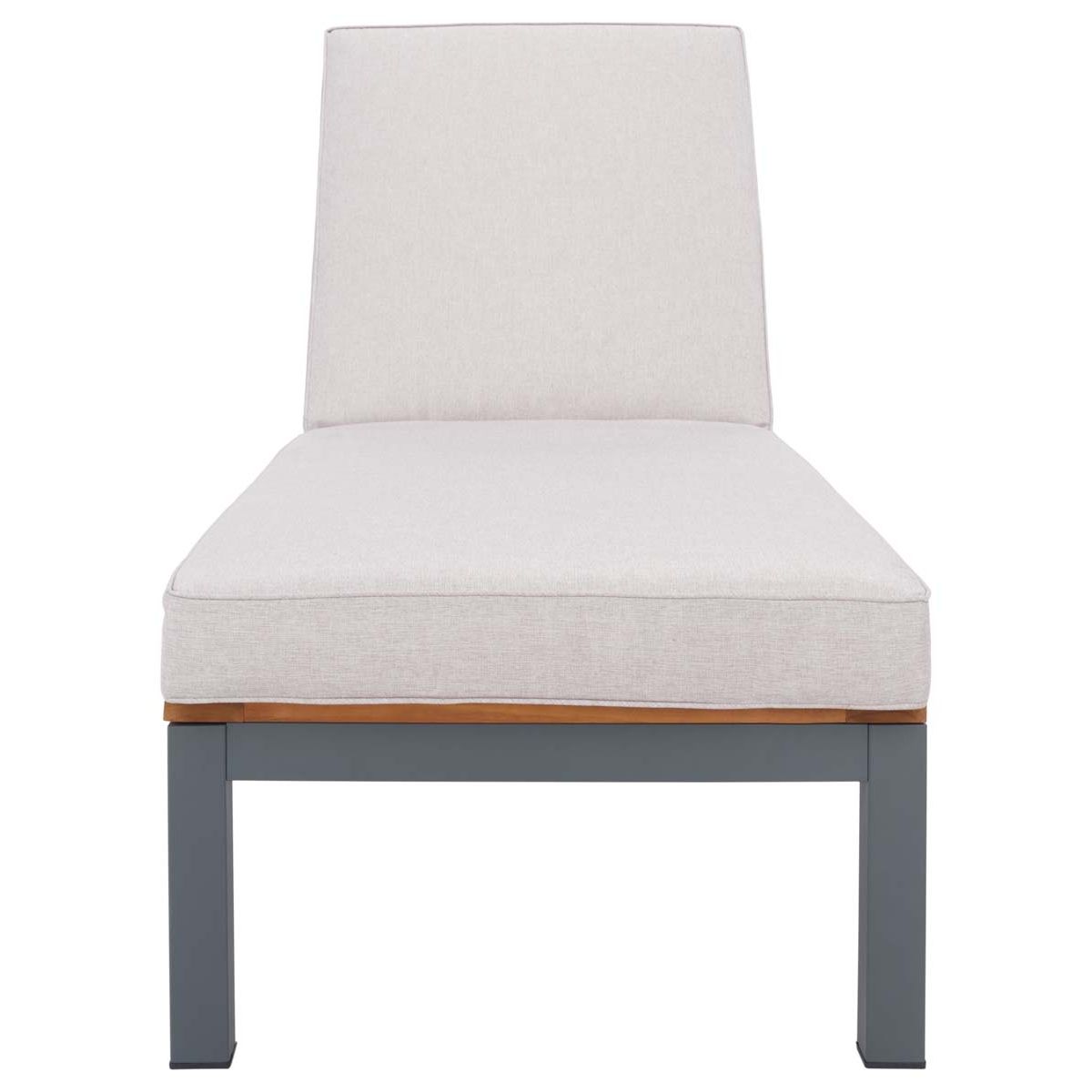 Safavieh Jackman Lounge Chair , PAT7728 - Grey/Light Grey Cushion