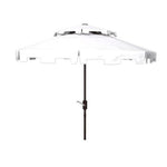 Safavieh Zimmerman 9ft Double Top Market Umbrella , PAT8200 - White