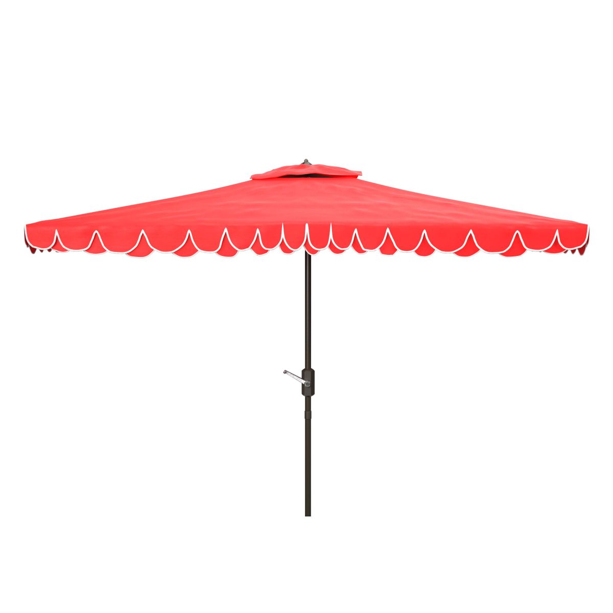 Safavieh Elegant Valance 6.5 X 10 Ft Rect Umbrella , PAT8306 - Red