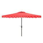 Safavieh Elegant Valance 6.5 X 10 Ft Rect Umbrella , PAT8306 - Red