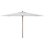 Safavieh Aklin 6.5Ft X 10Ft Rectangle Wooden Pulley Market Umbrella (No Tilt)/Beige , PAT8309 - White