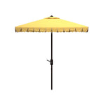 Safavieh Elegant Valance 7.5 Ft Square Umbrella , PAT8406 - Yellow