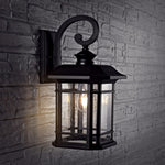 Safavieh Cendra Outdoor Wall Lantern, PLT4011 - Black