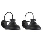 Safavieh Linden Outdoor Wall Sconce , PLT7001 - Black (Set of 2)