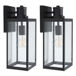 Safavieh Agni Outdoor Wall Sconce , PLT7014 - Black (Set of 2)