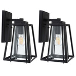 Safavieh Rydler Outdoor Wall Sconce , PLT7030 - Black (Set of 2)