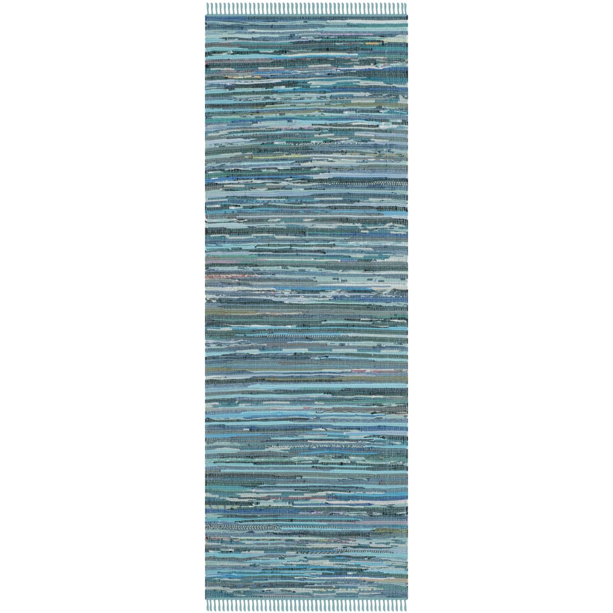 Safavieh Rag Rug 121 Rug, RAR121 - Blue / Multi