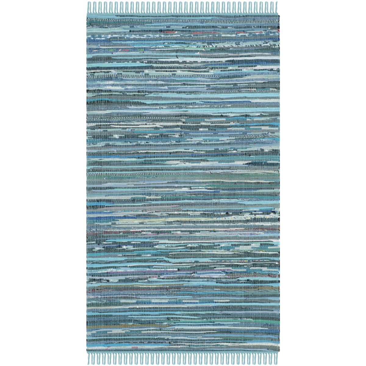 Safavieh Rag Rug 121 Rug, RAR121 - Blue / Multi