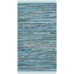 Safavieh Rag Rug 121 Rug, RAR121 - Blue / Multi