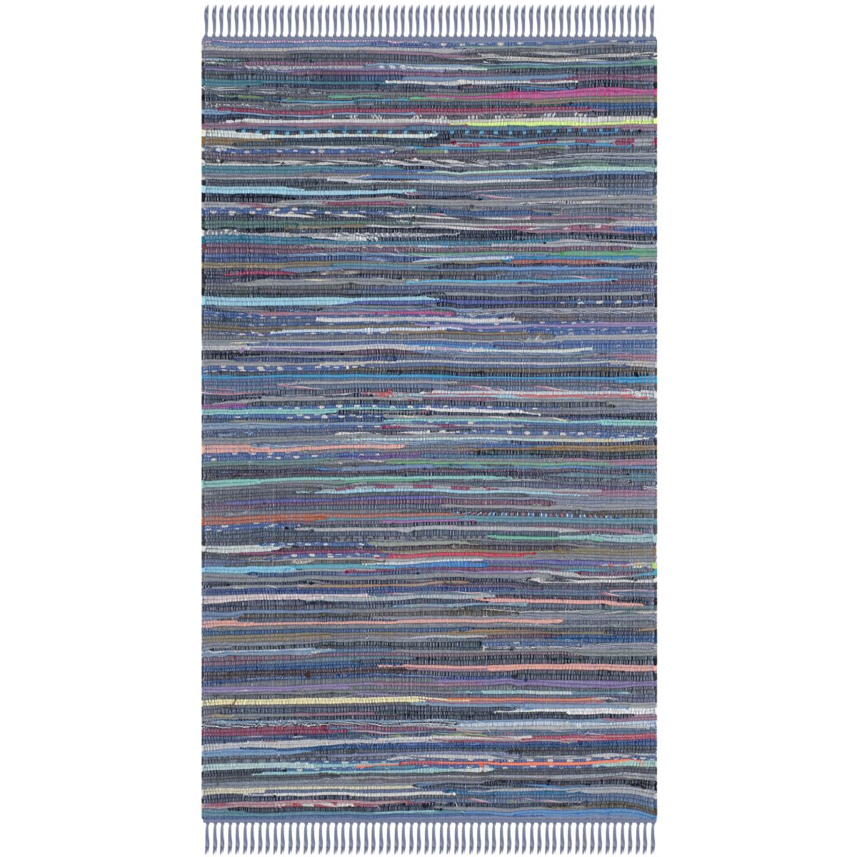 Safavieh Rag Rug 121 Rug, RAR121 - Purple / Multi