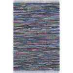 Safavieh Rag Rug 121 Rug, RAR121 - Purple / Multi