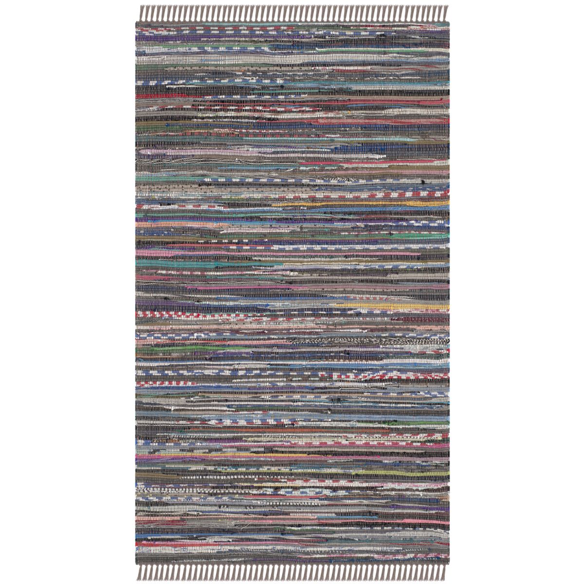 Safavieh Rag Rug 121 Rug, RAR121 - Rust / Multi