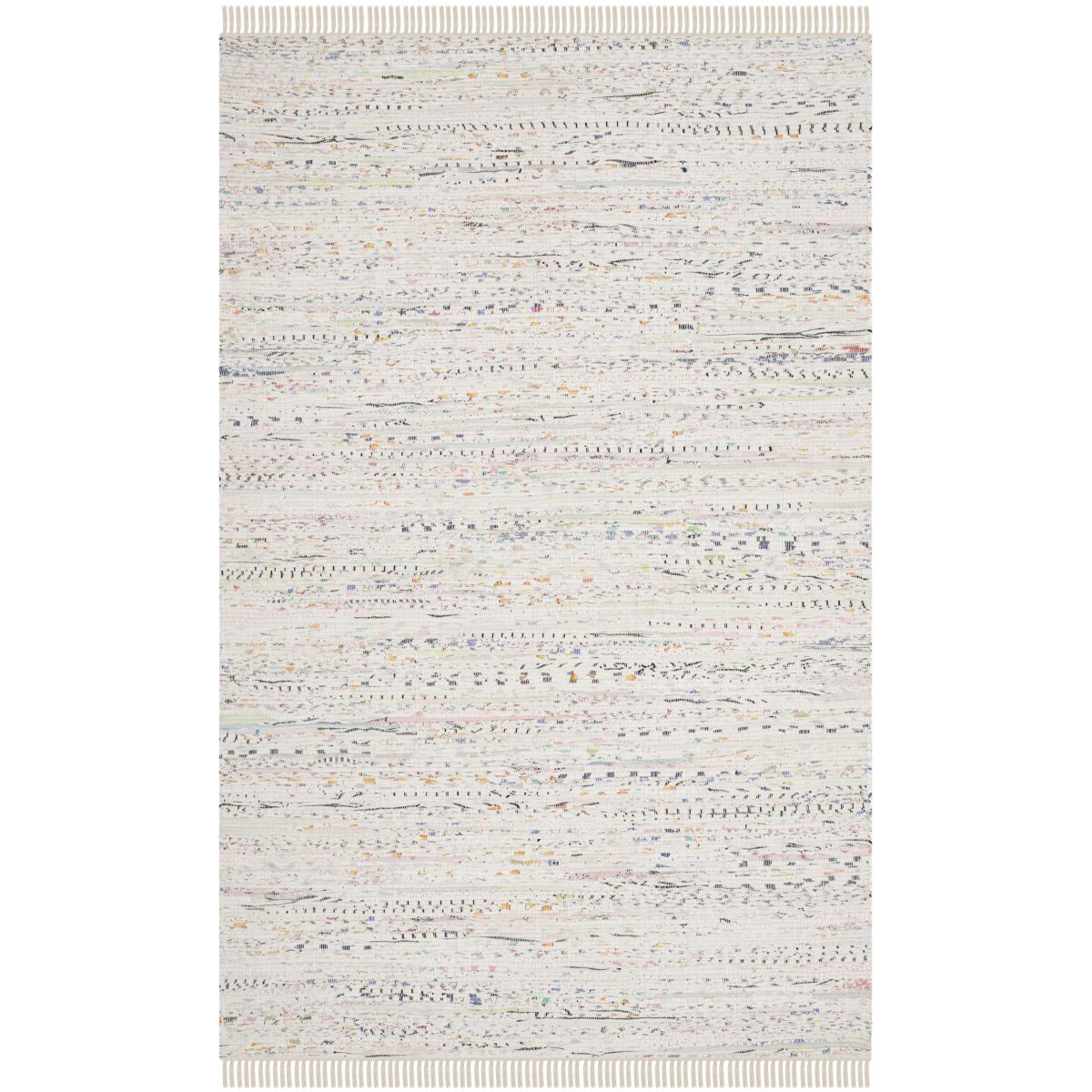 Safavieh Rag Rug 121 Rug, RAR121 - Ivory / Multi