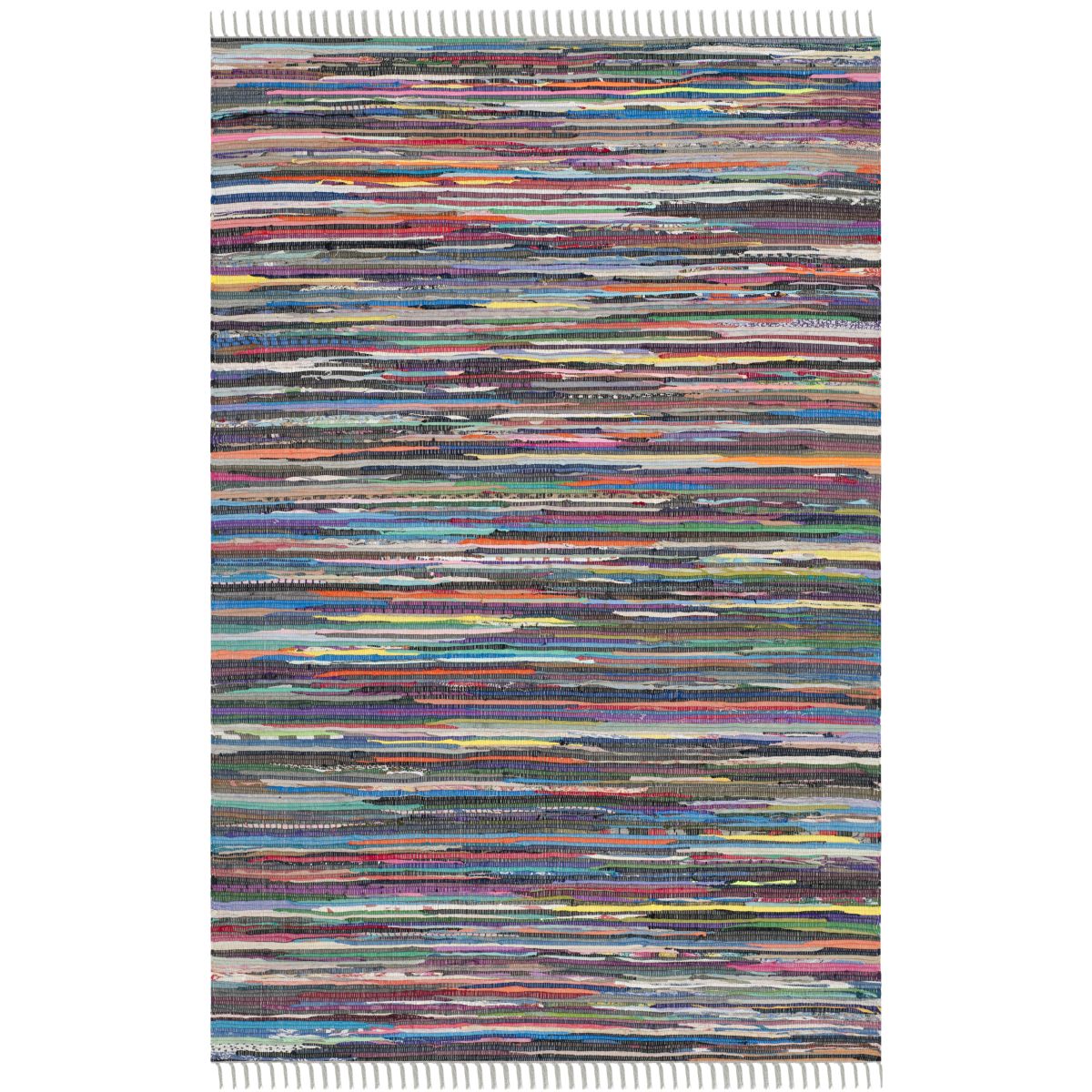 Safavieh Rag Rug 121 Rug, RAR121 - Grey / Multi