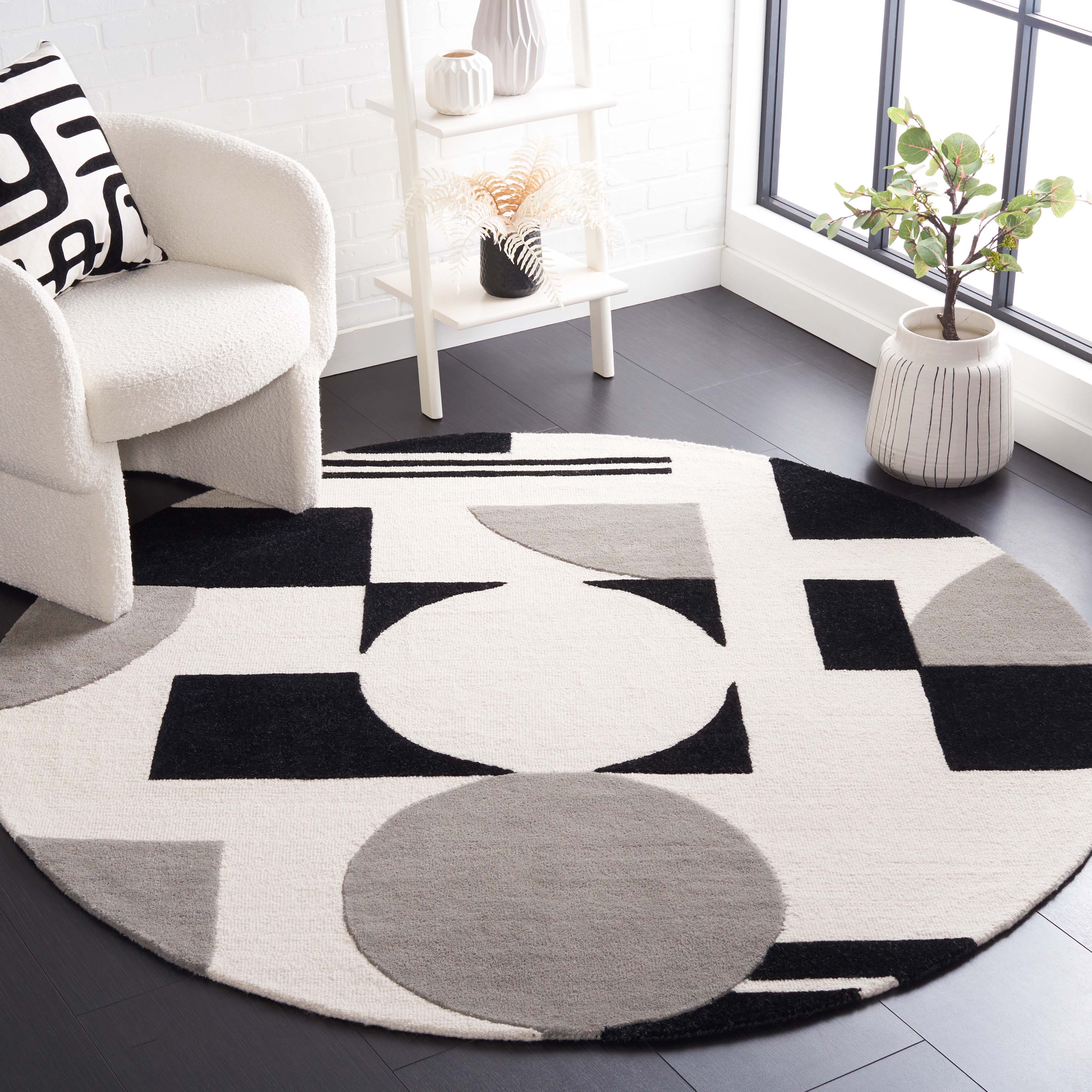 Safavieh Rodeo Drive 56 Rug, RD856 - Grey / Black