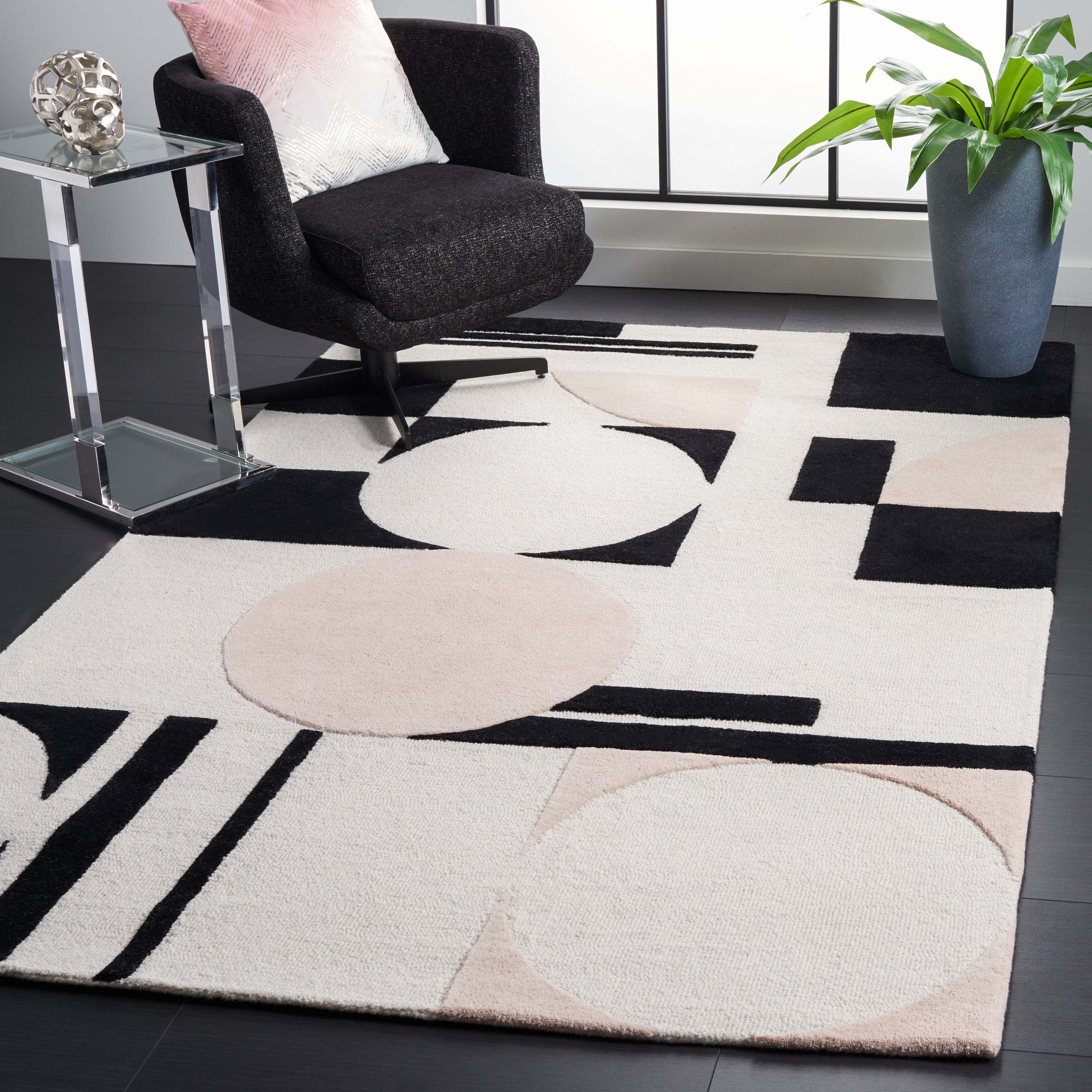 Safavieh Rodeo Drive 56U Rug, RD856U - Blush / Black