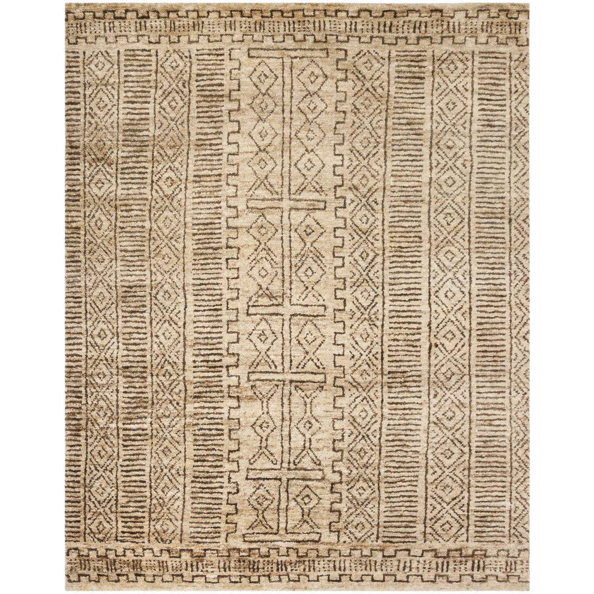 Ralph Lauren Kenya Rug, RLR5112 - Cream / Chocolate