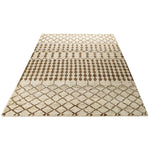 Ralph Lauren Rhodes Rug, RLR5114 - Cream / Chocolate